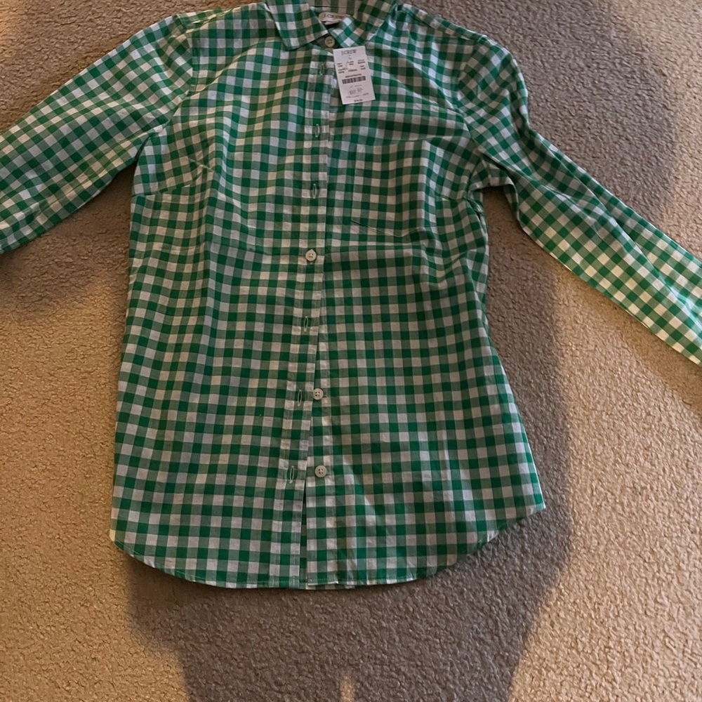 NWT J Crew Factory Outlet Longsleeve Signature Fit Button Down Shirt